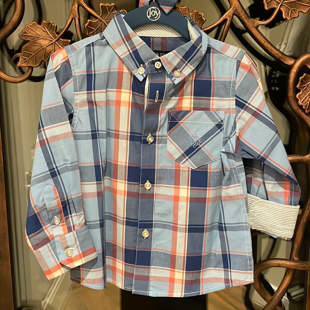 Andy & Evan - Button Down Shirt w Bow Tie
